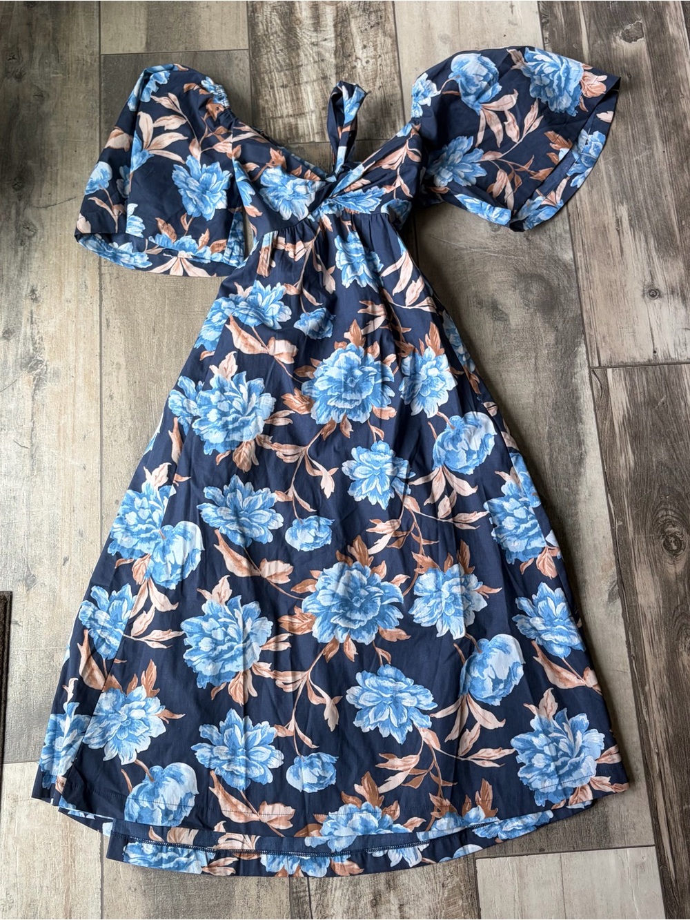 Abercrombie & Fitch Floral Midi Dress Size Small Petite